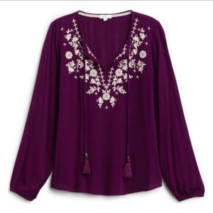 Mason & Belle Harper Embroidered Top